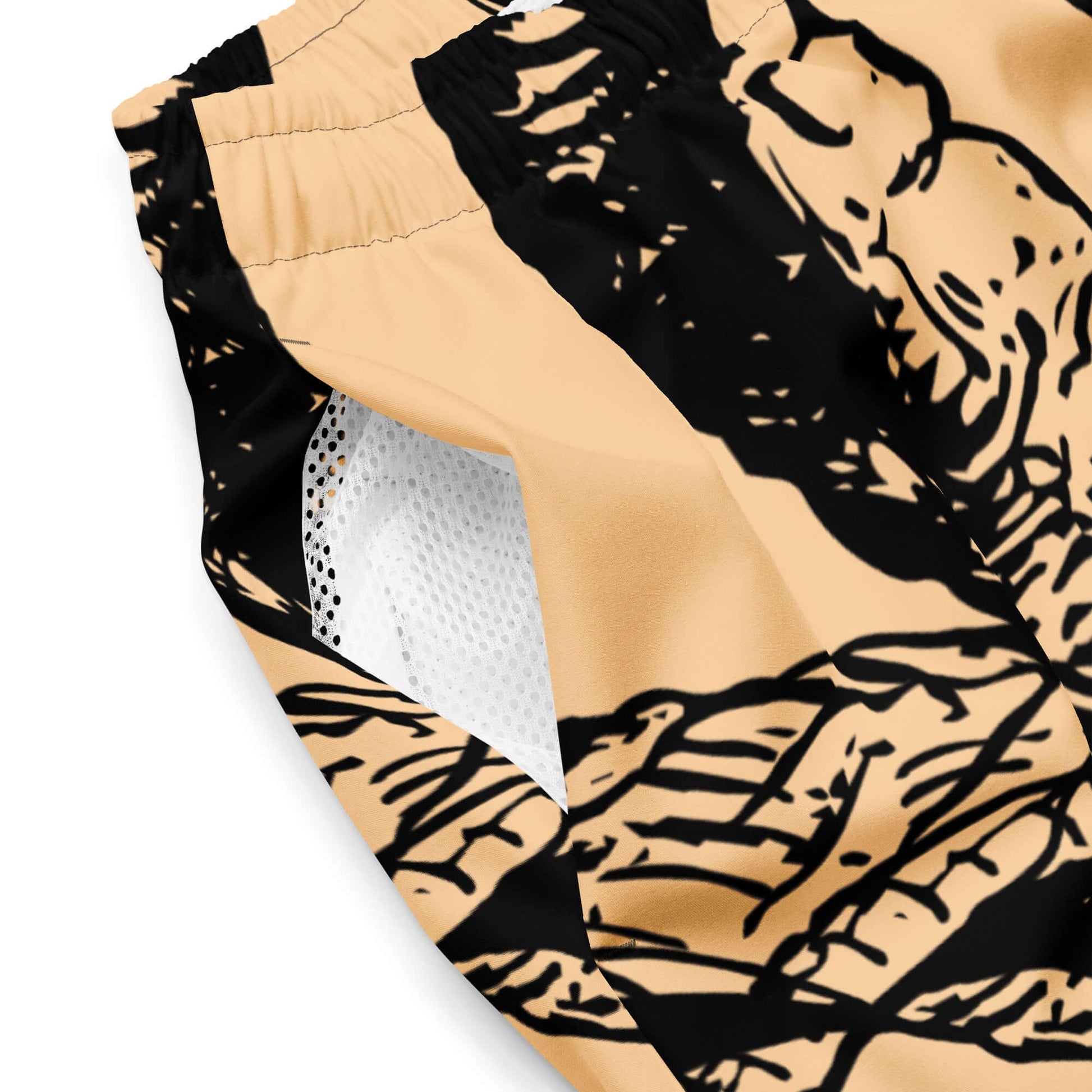 Herren-Badehosen N°14 with quick-dry, breathable fabric, silky lining, and pockets for summer days.