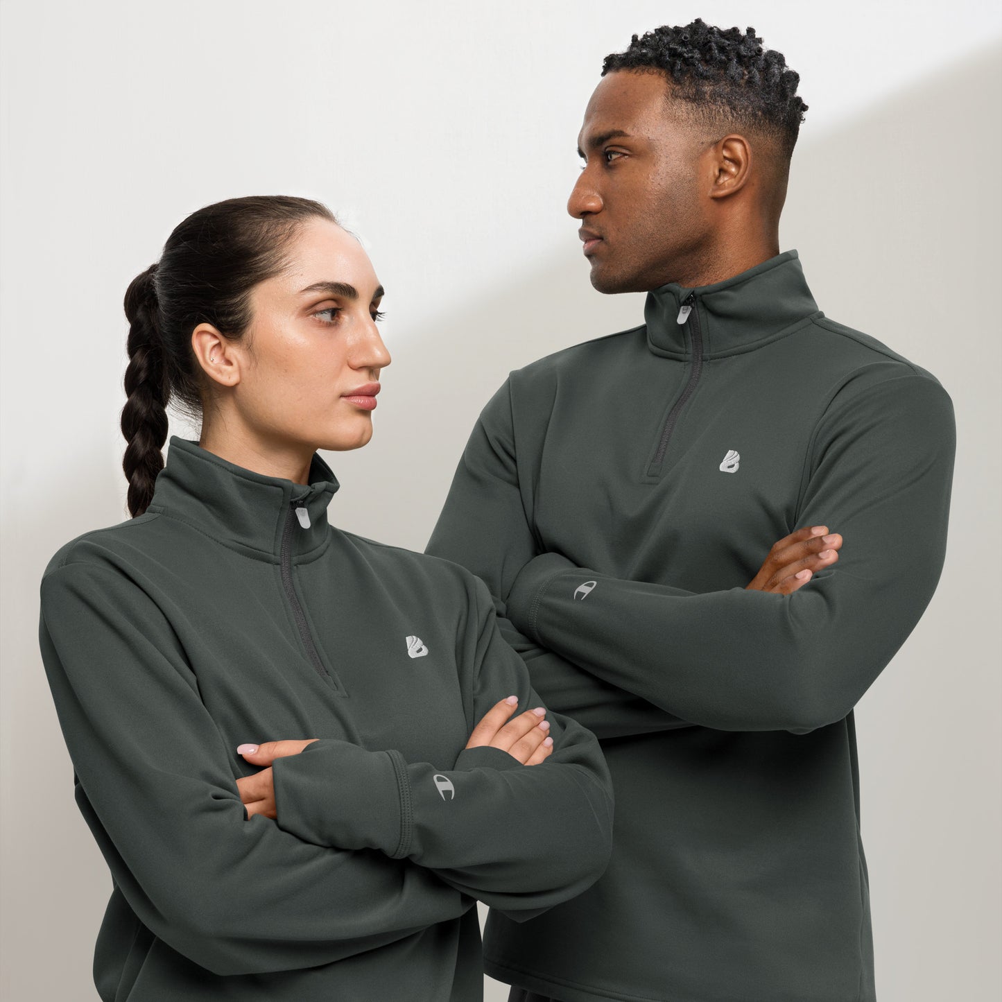Pullover mit Viertel-Reißverschluss N°0 BONBOZZ Stealth S