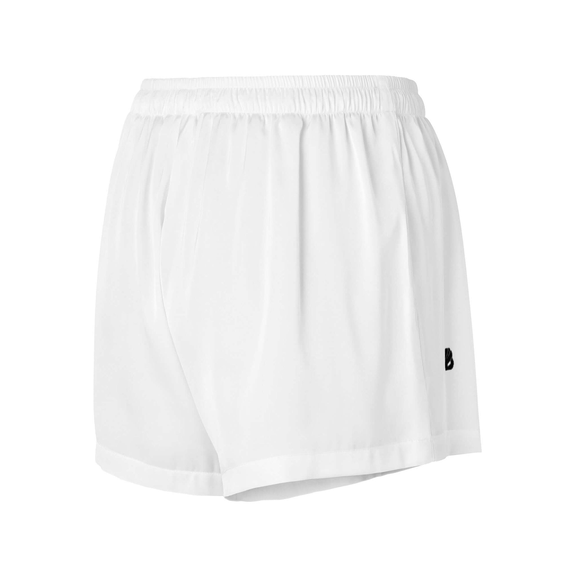 Weiße Pyjama-Shorts für Damen mit eleganten Paspeldetails, perfekte Loungewear für Komfort und Stil.