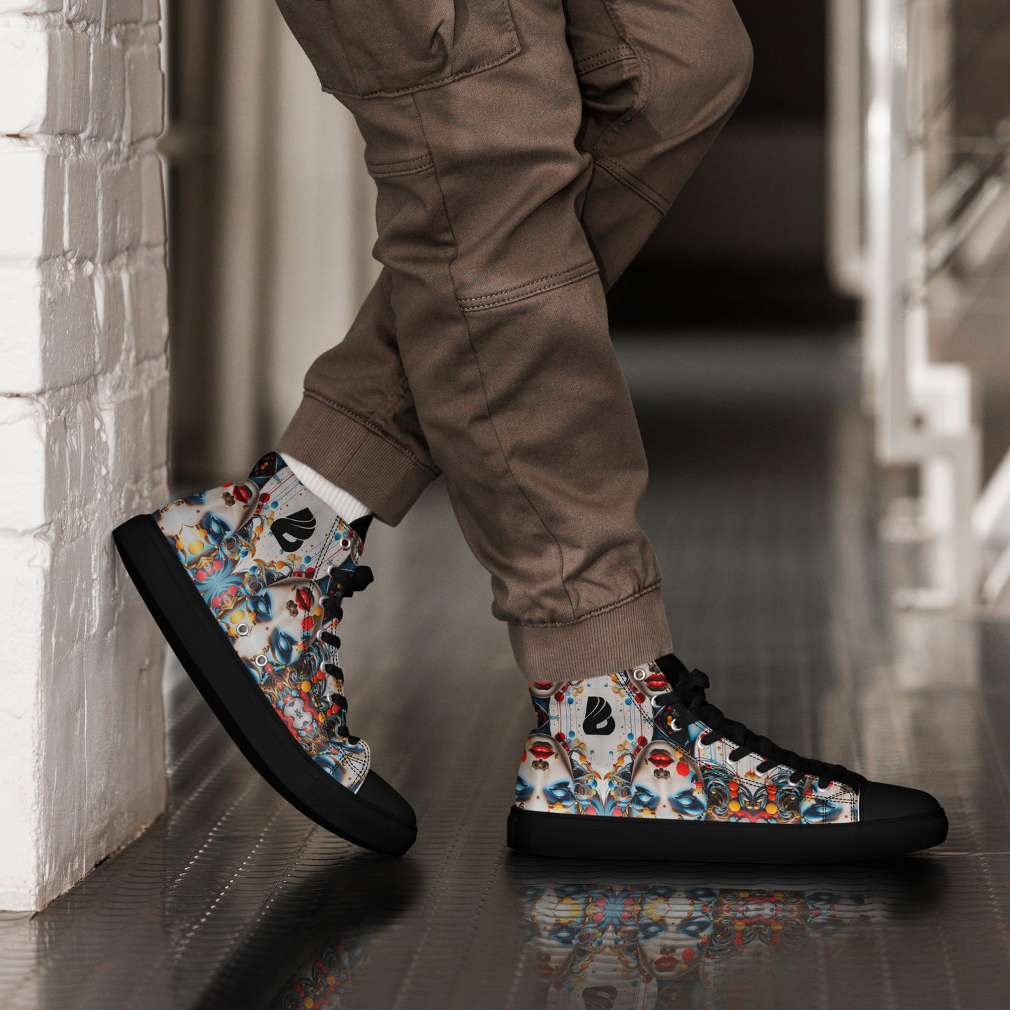 High-Top Leinenschuhe für Herren N°9 BONBOZZ 5