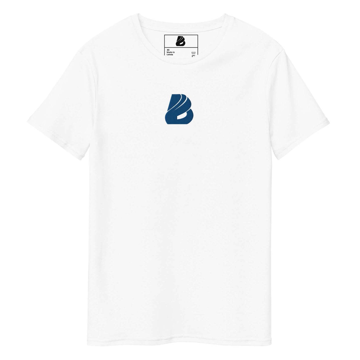 Herren-T-Shirt aus Premium-Baumwolle N°3, weiß, mit blauem Logo, 100% Baumwolle, klassische Passform, luxuriöser Komfort und Stil