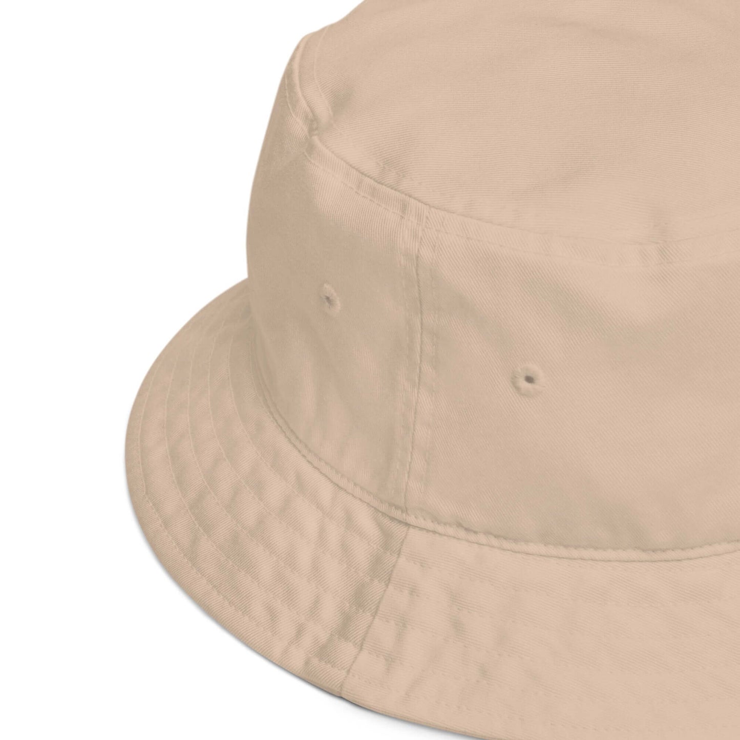 Fischerhut aus Bio-Baumwoll-Twill N°1 in beige, stilvoller und umweltfreundlicher Hut aus 100% Baumwolle mit schlichtem Look.