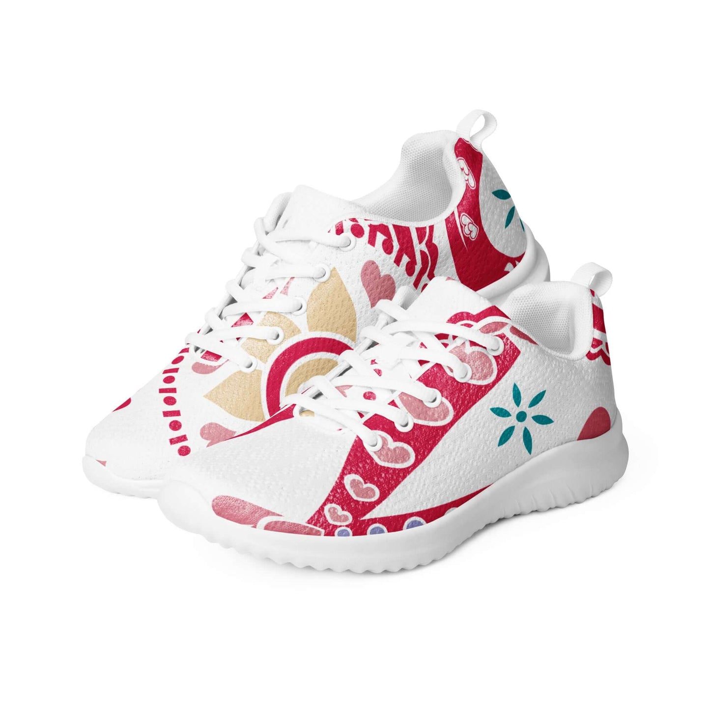 Damen-Turnschuhe N°2 mit buntem Design, atmungsaktivem Futter und gepolstertem Kragen für Komfort und Stil.