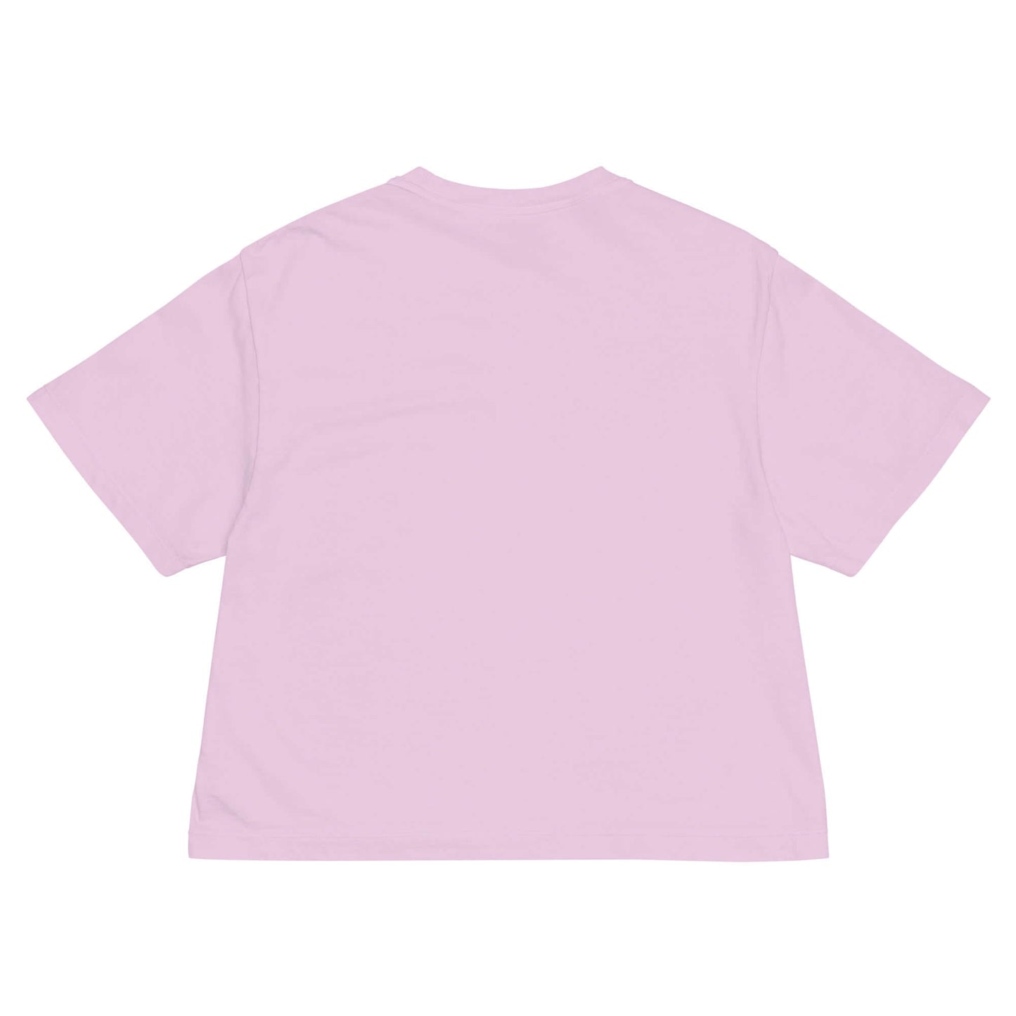 Schweres Damen T-Shirt im Boxy-Schnitt aus 100% Baumwolle in einer zarten Farbe, ideal für entspanntes Tragen mit maximalem Komfort.