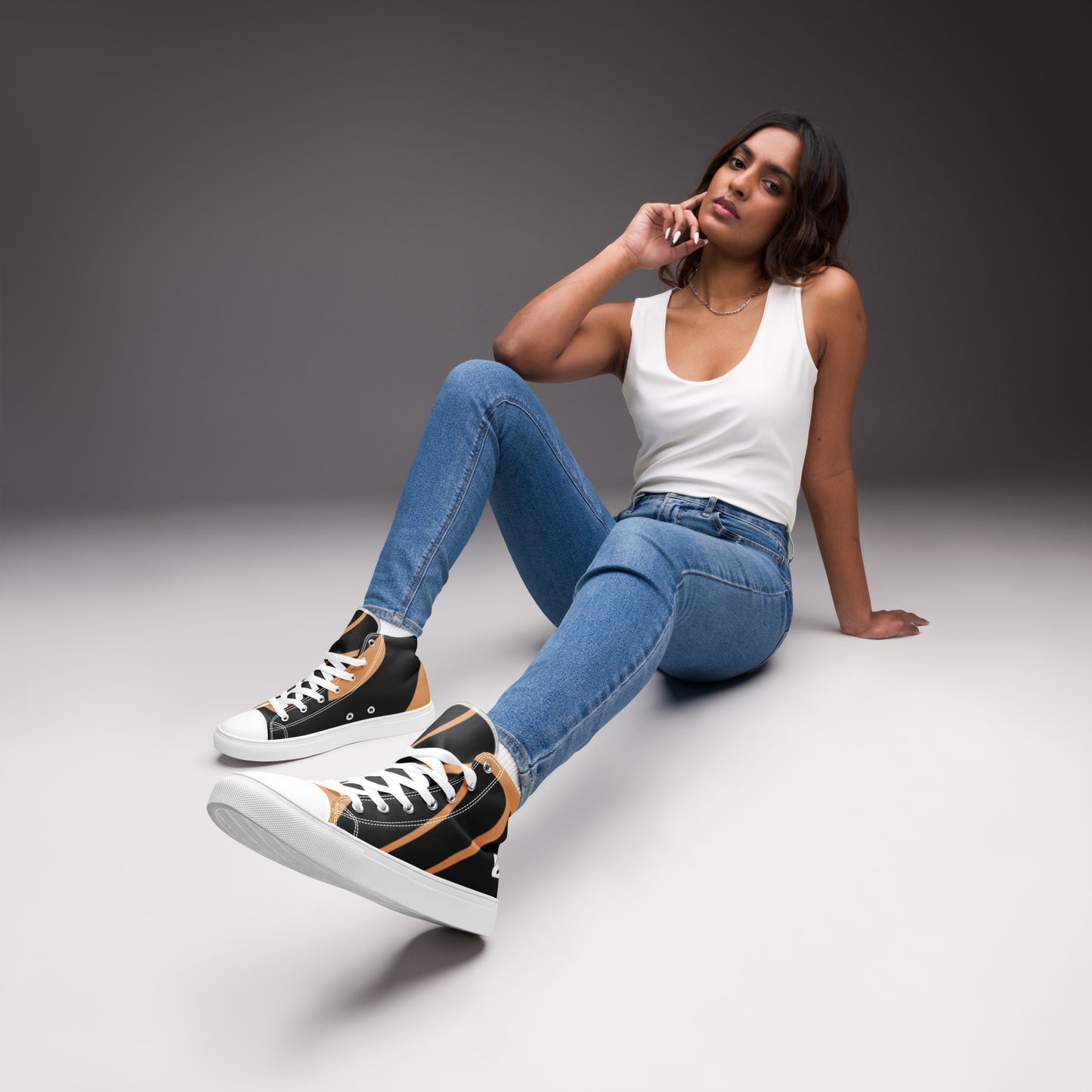 High-Top Leinenschuhe für Damen N°1 BONBOZZ