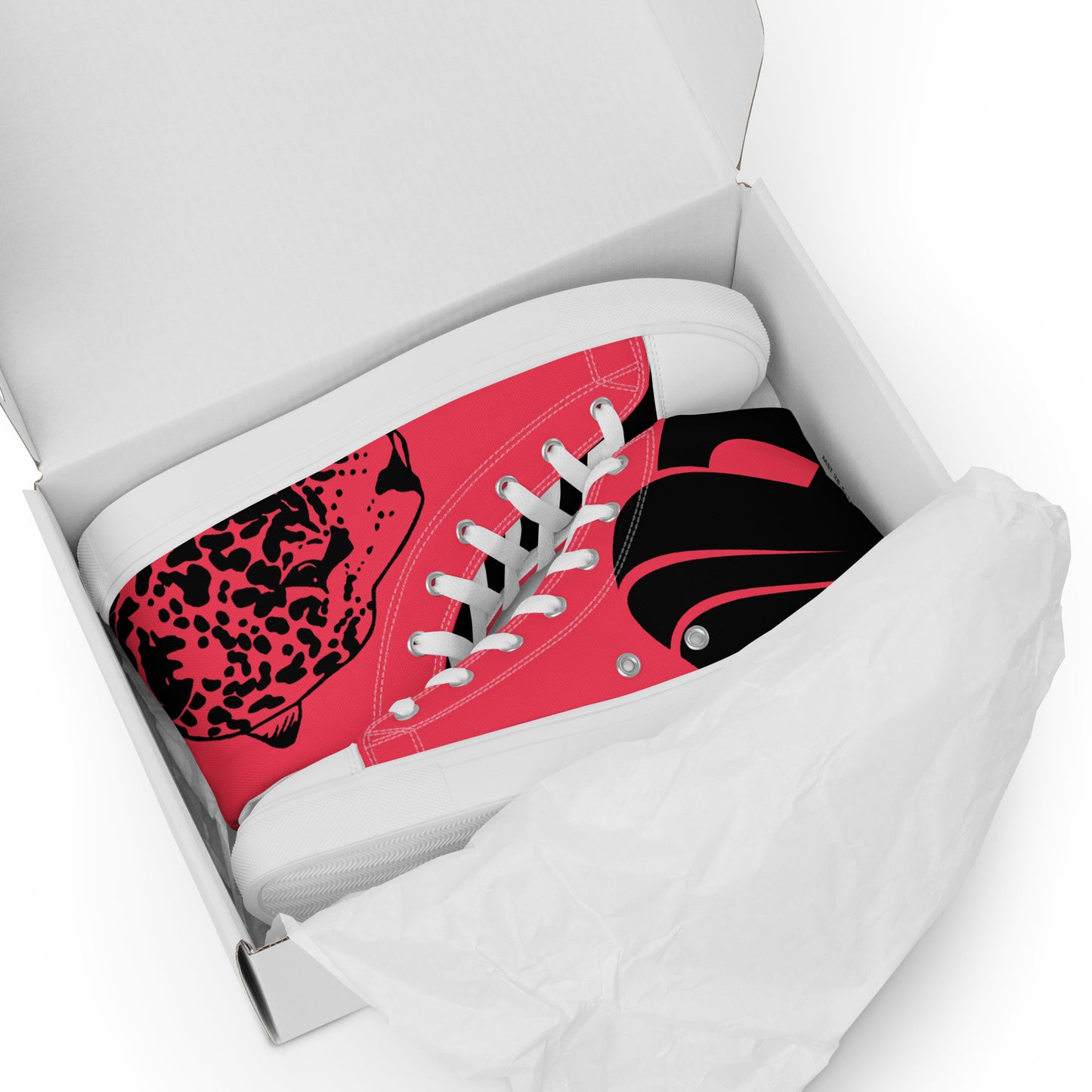 High-Top Leinenschuhe für Damen