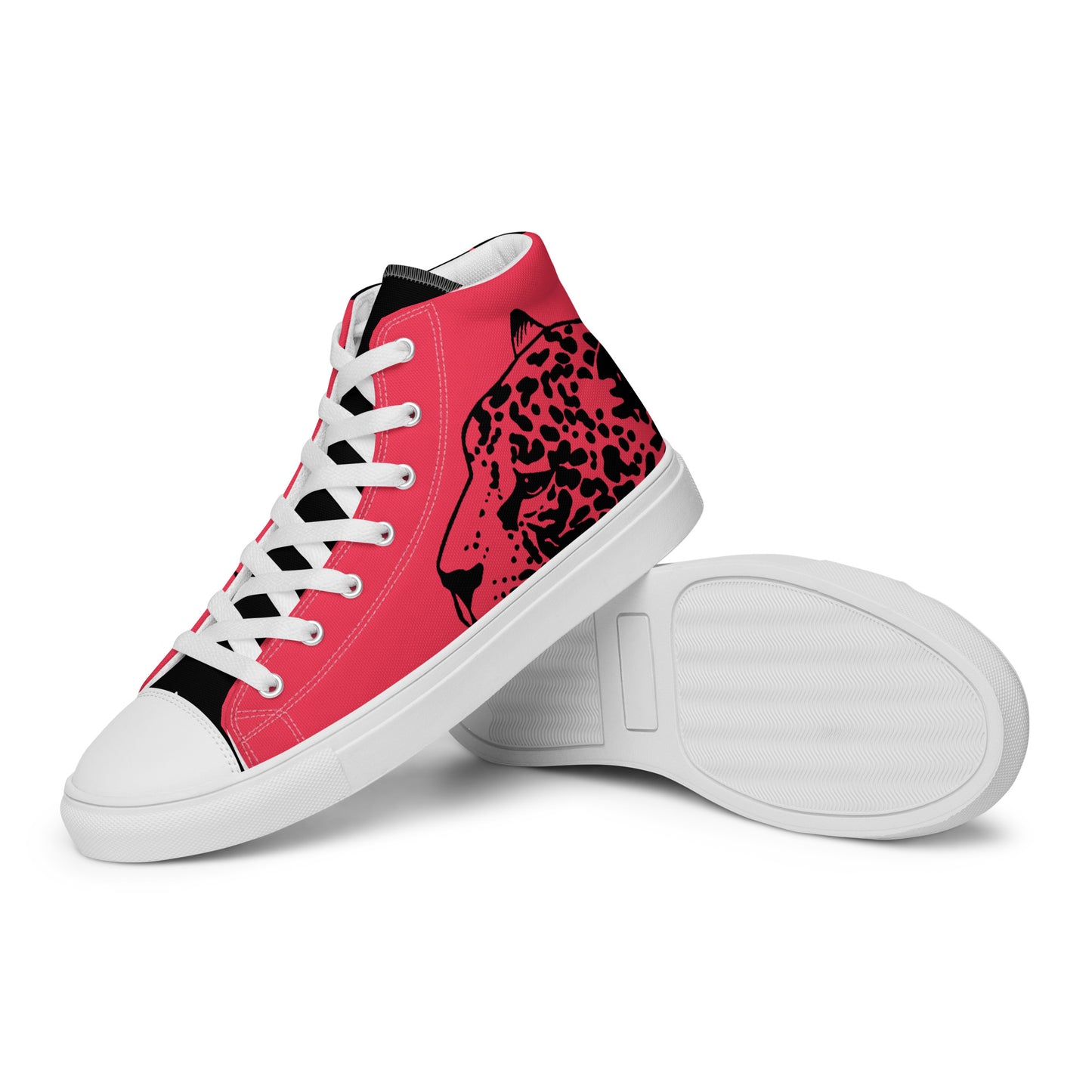 High-Top Leinenschuhe für Damen