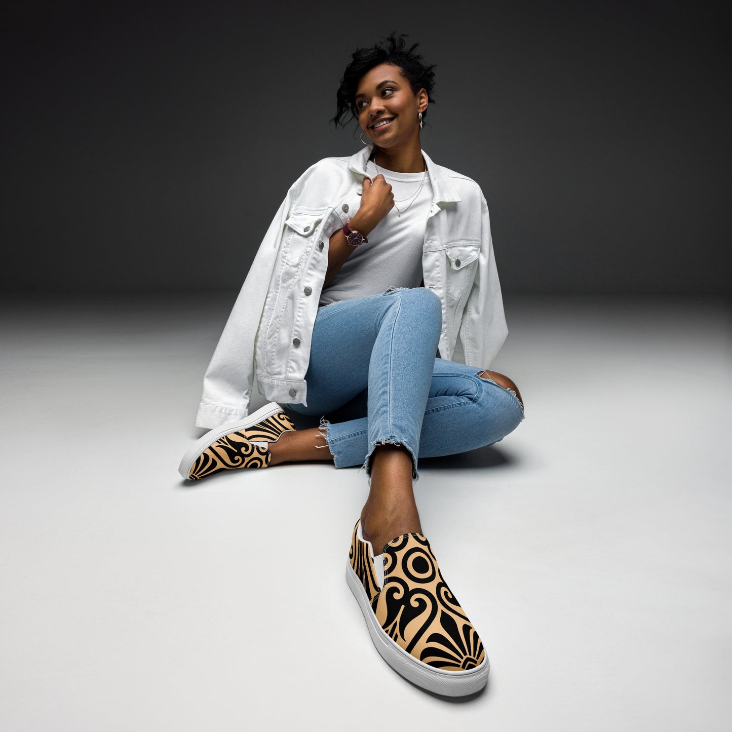 Damen-Canvas-Slipper