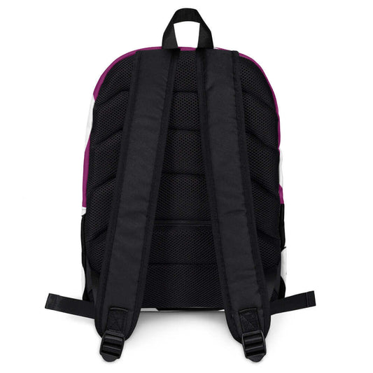 Back view of Rucksack N°1 showing padded straps and black waterproof material for daily use and sports activities.