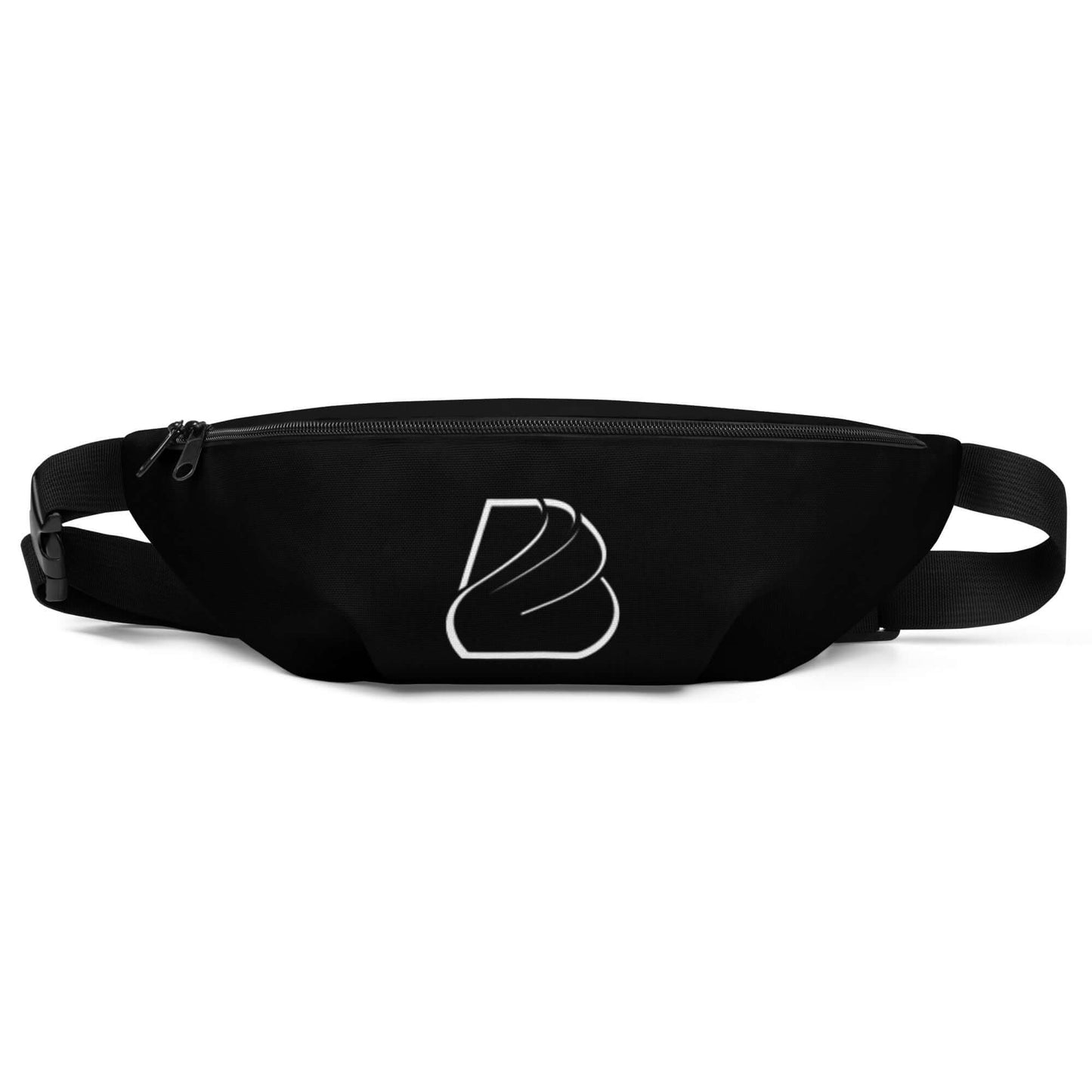 Stylish black Gürteltasche N°24 with adjustable strap and inner pocket, perfect for festivals and travel. 100% polyester accessory.