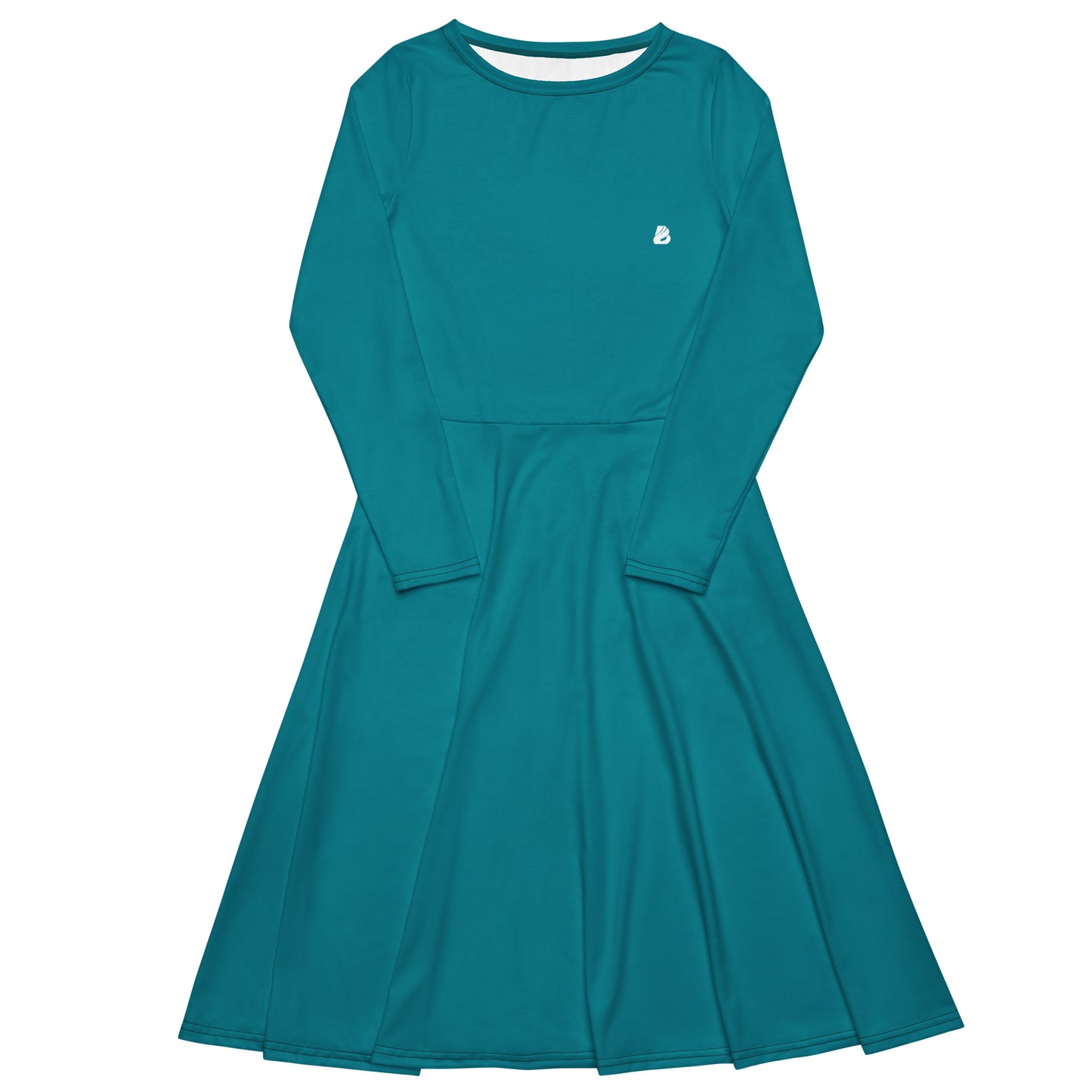 Langärmliges Midikleid mit Allover-Druck N°3 BONBOZZ
