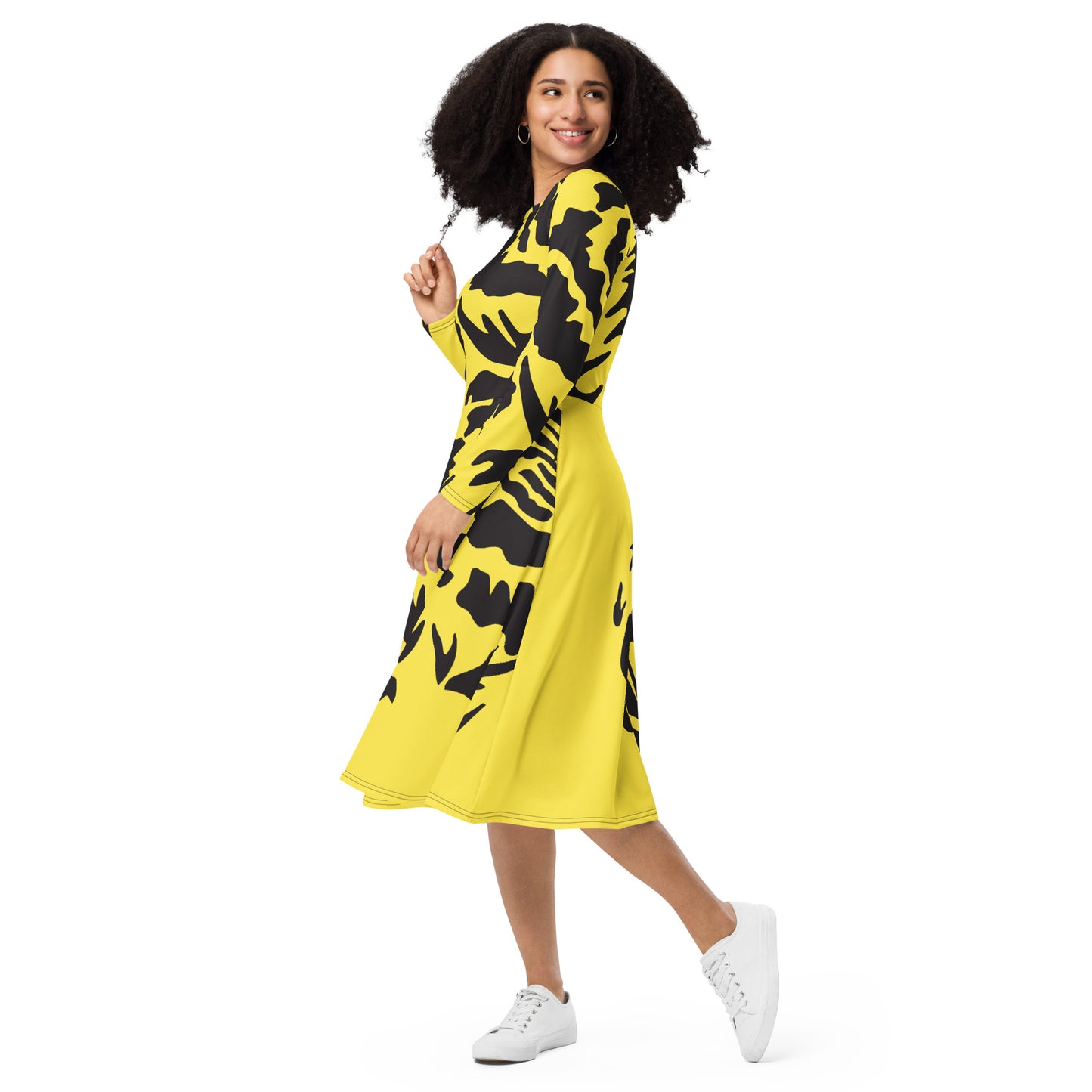 Langärmliges Midikleid N°2 BONBOZZ