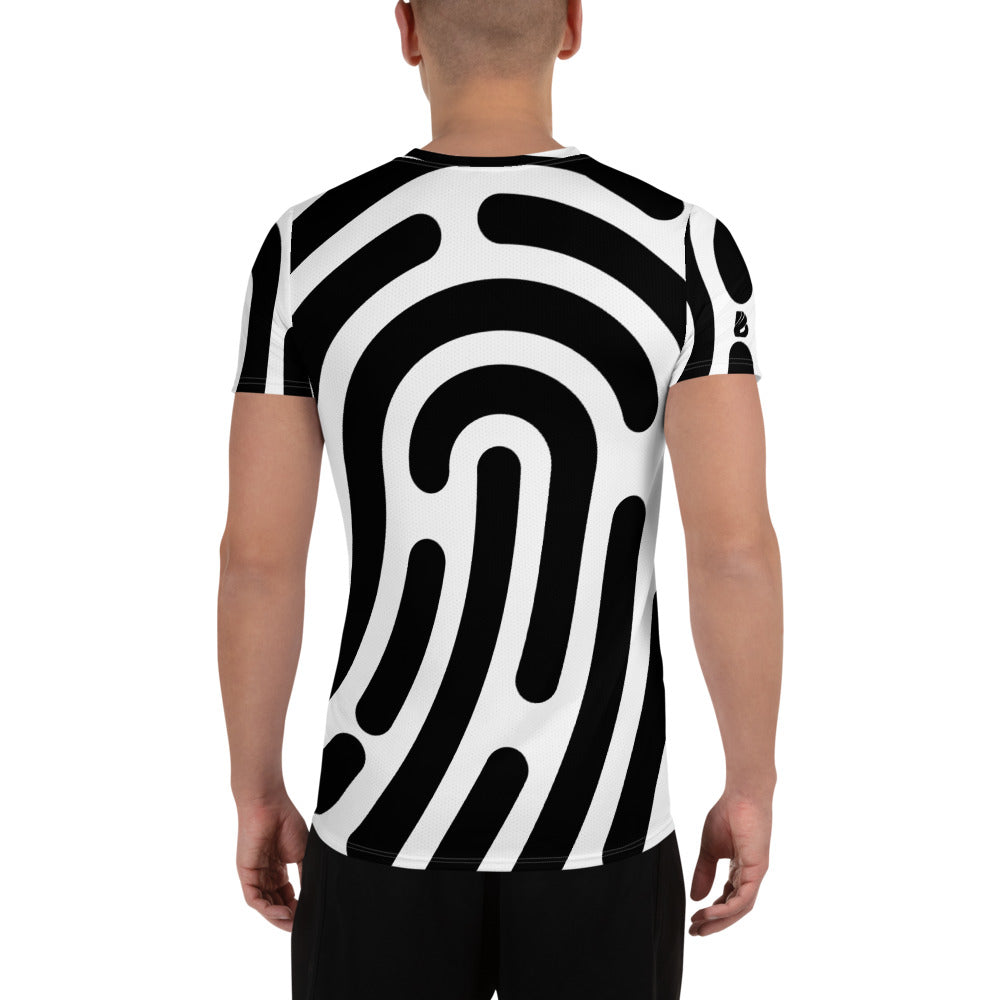 Allover-Sport-T-Shirt für Herren