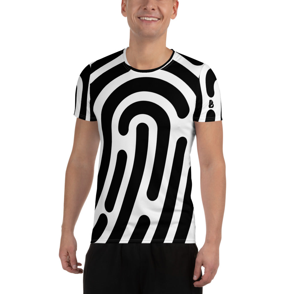 Allover-Sport-T-Shirt für Herren