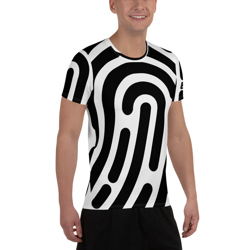 Allover-Sport-T-Shirt für Herren