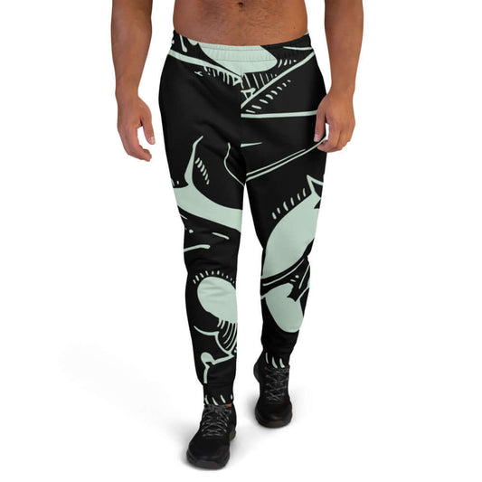 Herren-Jogginghose N°3 aus Baumwollmischung für Training und Entspannung, weich innen und außen, eng anliegend, modisches Design