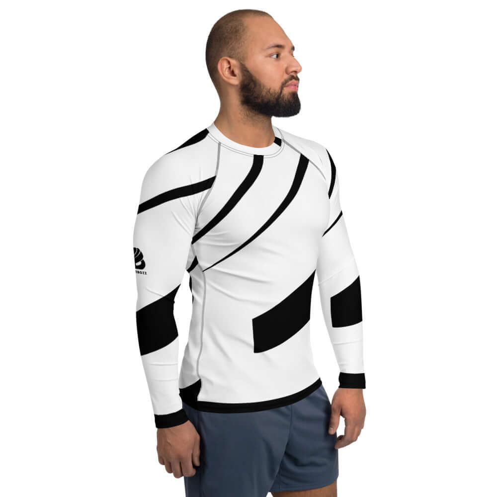 Herren-Rash-Guard N°0 long-sleeve, versatile rash guard for sun and wind protection with ergonomic seams.