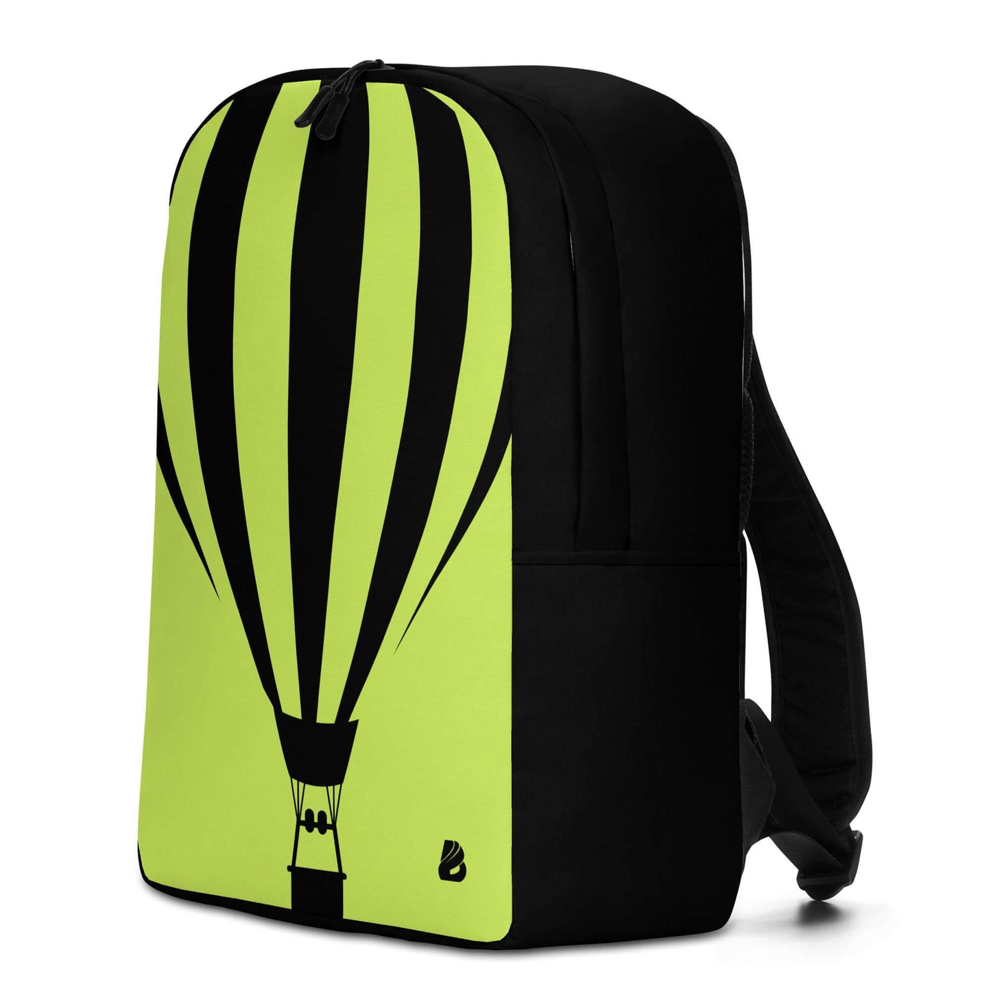 Minimalistischer Rucksack N°5 mit Heißluftballonmotiv, großer Stauraum, separates Laptopfach, verstecktes Sicherheitsfach, Polyester