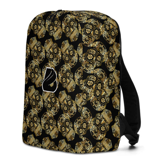 Minimalistischer Rucksack N°10 mit dekorativem Muster, Laptopfach und Sicherheitsfach aus 100 % Polyester für optimalen Komfort.