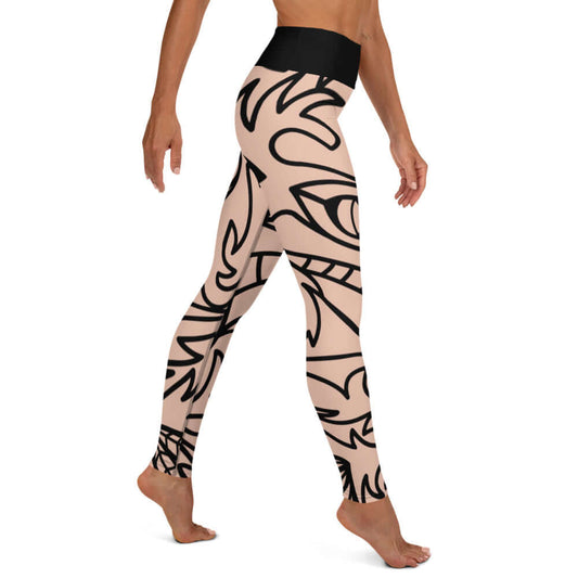 Yoga-Leggings N°10 featuring super soft, stretchy fabric and high-rise waistband for ultimate comfort.