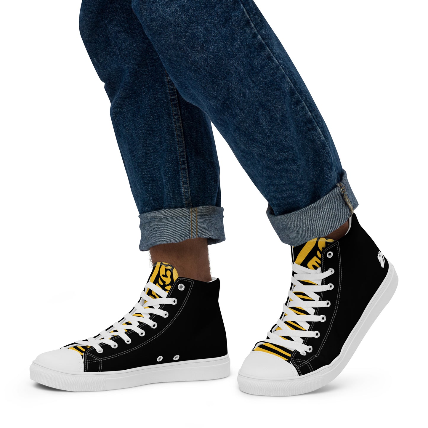 High-Top Leinenschuhe für Herren