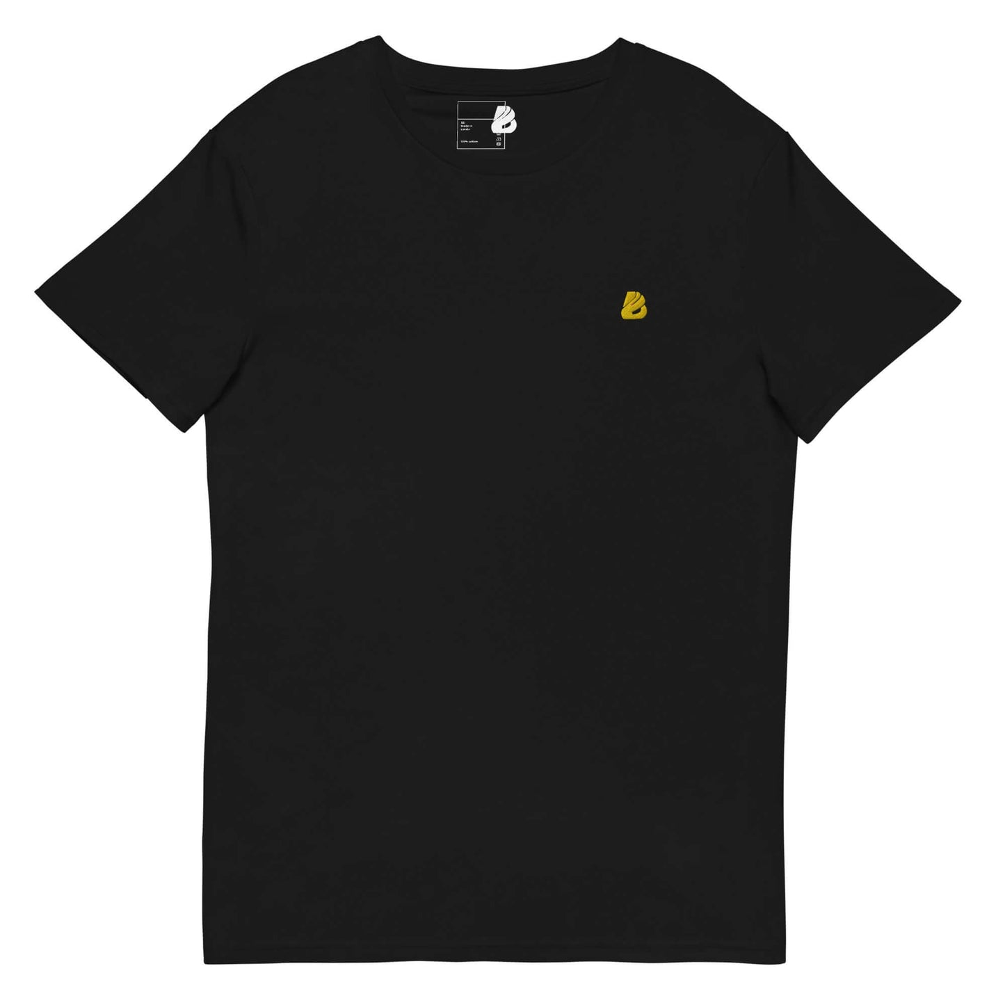 Herren-T-Shirt aus Premium-Baumwolle N°0 in Schwarz mit klassischer Passform und Rundhalsausschnitt, exklusives Design für Luxuserlebnis.