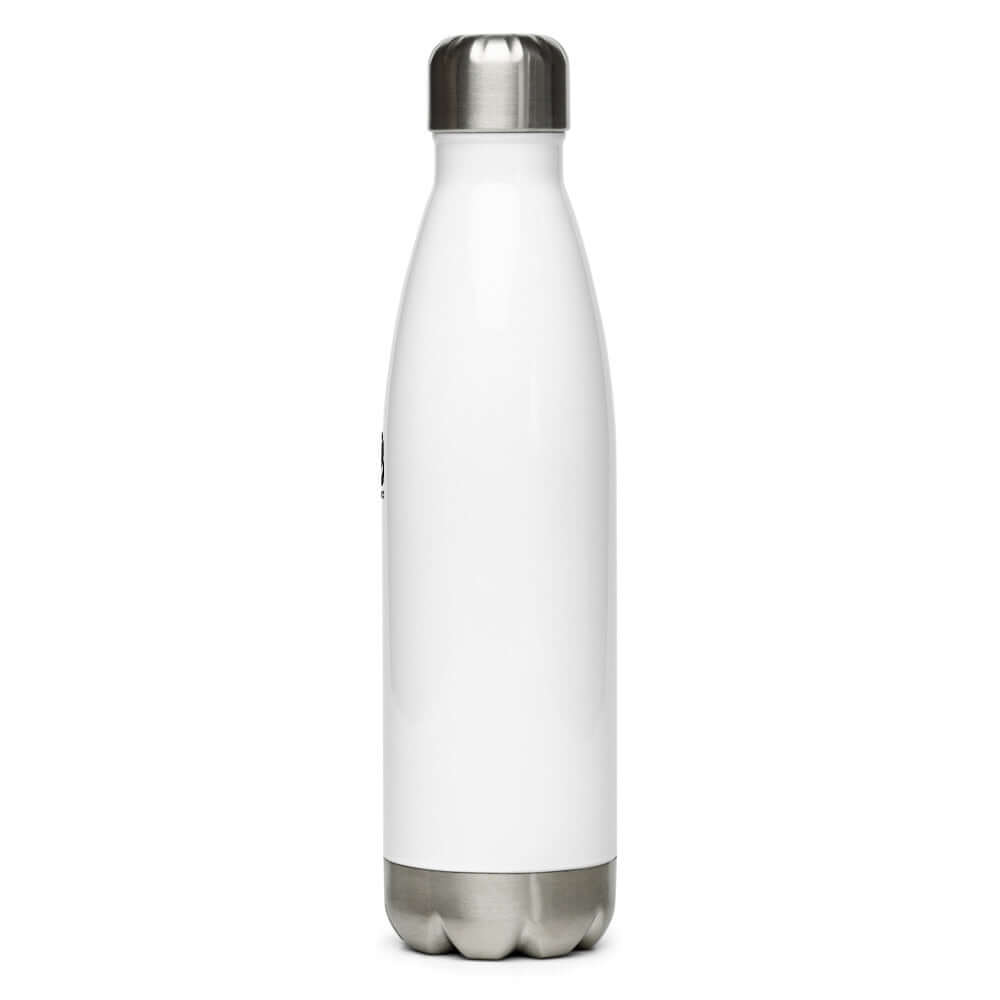 Edelstahl Trinkflasche N°0 in Weiß, 500ml, doppelwandige Isolation, auslaufsicherer Verschluss, ideal für heiße und kalte Getränke.