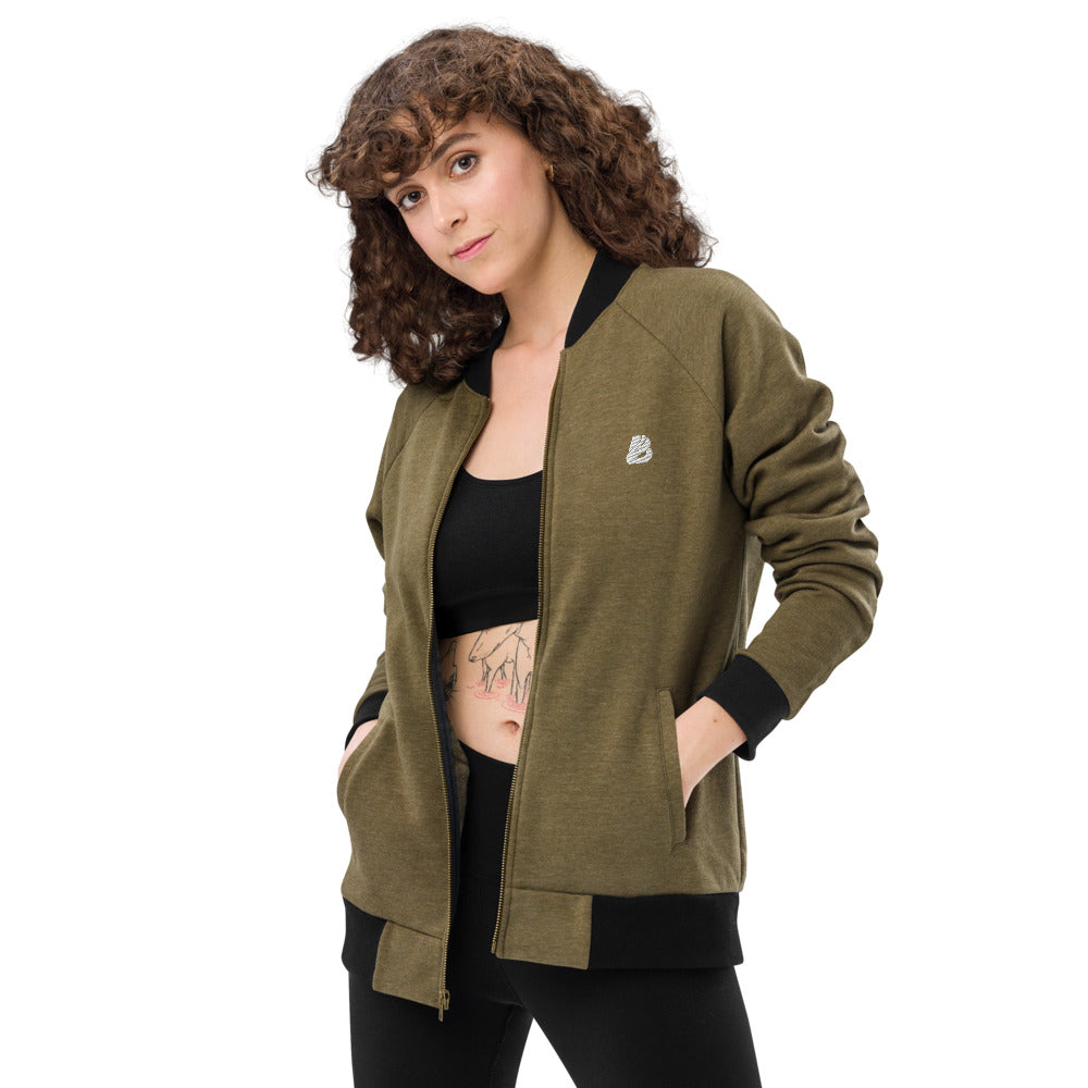 Bomberjacke N°0 BONBOZZ Heather Militärgrün S