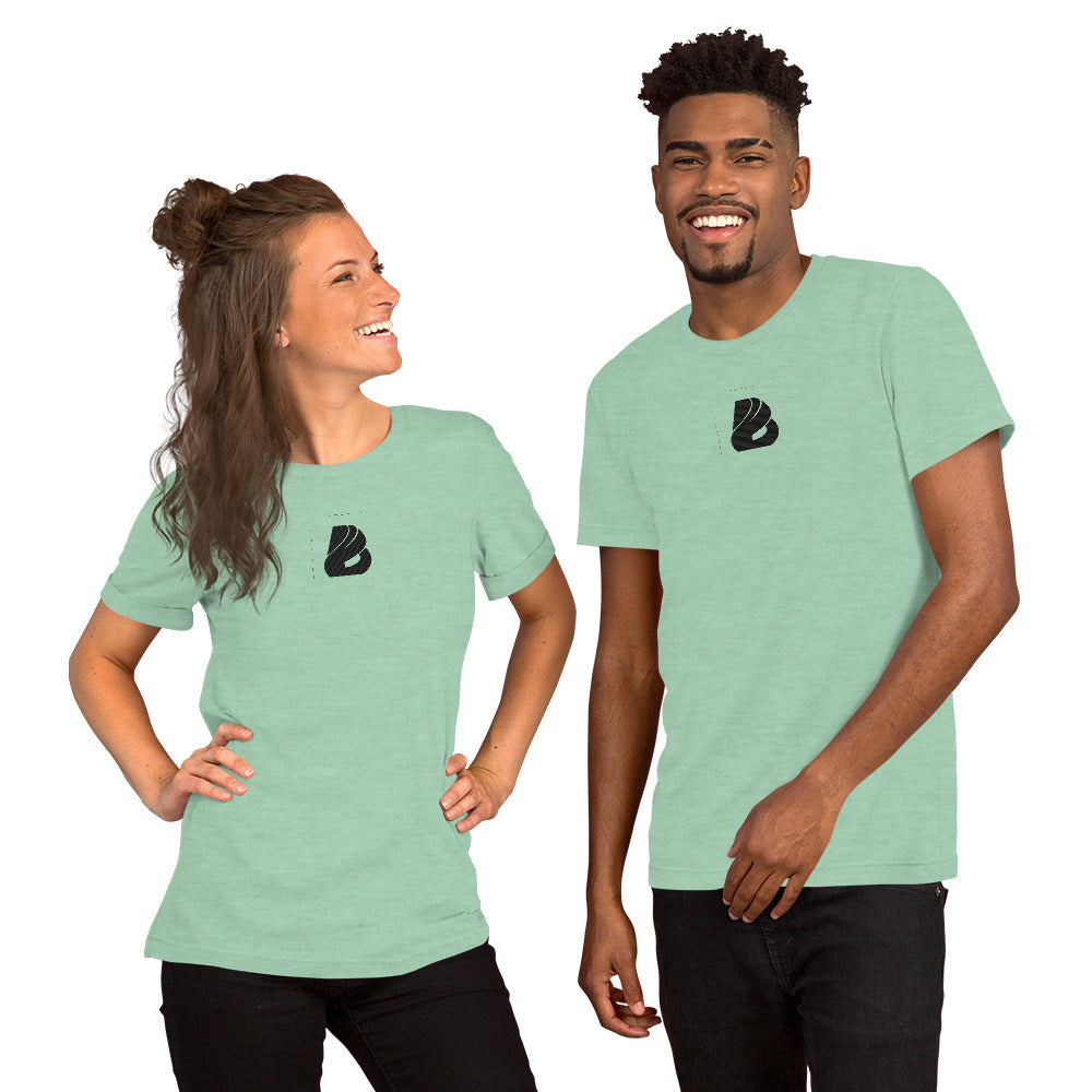 Kurzärmeliges Unisex-T-Shirt