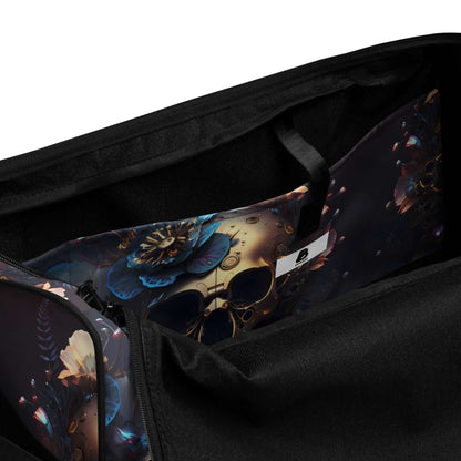 Interior view of Weekender N°31 showcasing spacious design with compartments for organizing travel essentials, featuring decorative elements.
