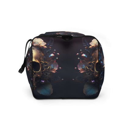 Elegant Weekender N°31 with floral design, perfect for travel, daily errands, or gym, featuring adjustable padded straps and multiple pockets.