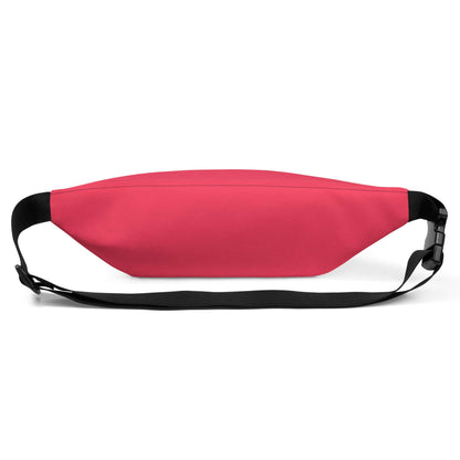 Gürteltasche N°29 in Rot mit verstellbarem Riemen und Innentasche perfekt für Festivals und Reisen.
