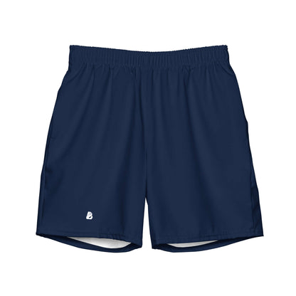 Herren-Badehosen N°16 in marineblau, schnell trocknend, atmungsaktiv mit Taschen und seidig gefüttert. Ideal für Sommer.