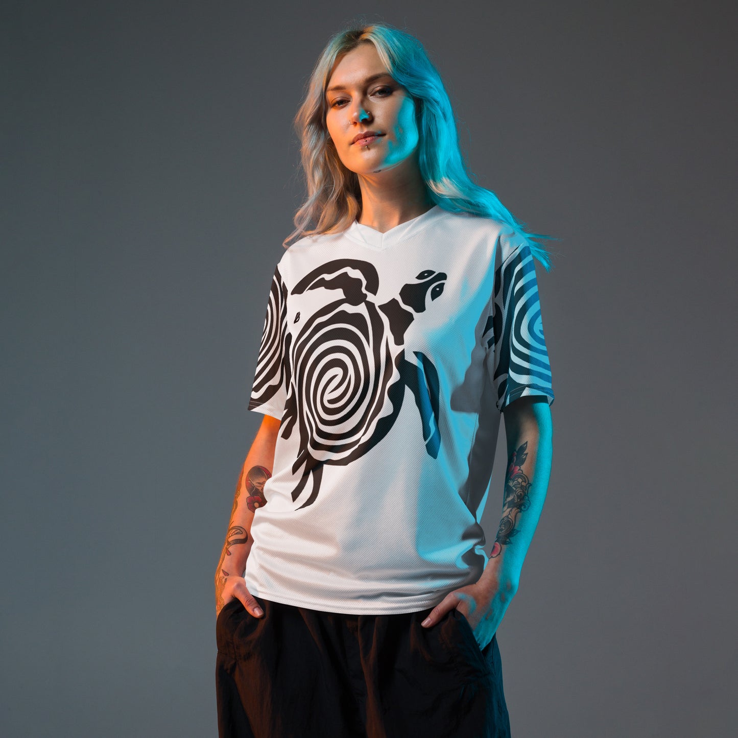 Recyceltes Unisex-Trikot mit Allover-Druck  BONBOZZ   