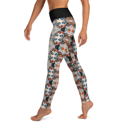 Yoga-Leggings N°47, super weiche und dehnbare Leggings mit Vier-Wege-Stretch und erhöhtem Bund, bequem für Yoga-Übungen