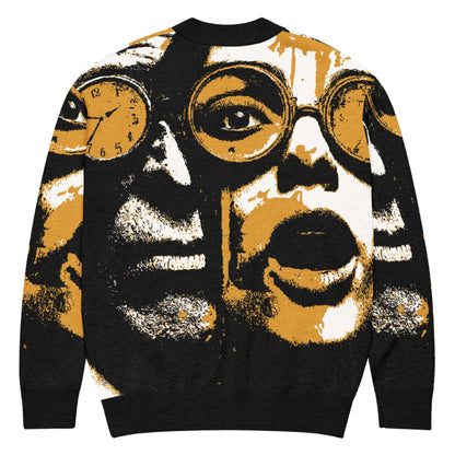 Vielseitiger gestrickter Cardigan mit modernem Jacquard-Design, ideal zum Schichten und für ein luxuriöses Tragegefühl.