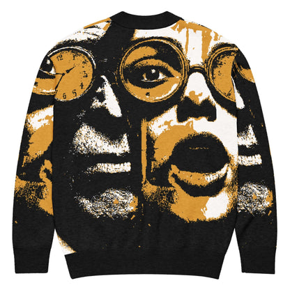 Gestrickter Cardigan mit Jacquard-Strick, luxuriösem Design und modernem Print, ideal für Schichtenlook, 55% Baumwolle, 45% Polyester.
