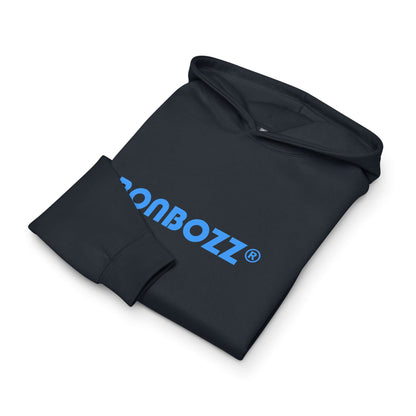 Boxy-Hoodie für Herren aus dicht gewebtem Fleece in Carbon Grey, oversized Design