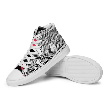High-Top Leinenschuhe für Herren N°6, weiße Schnürsenkel, gepolsterter Kragen, handgefertigt, atmungsaktiv, trendiges Design.
