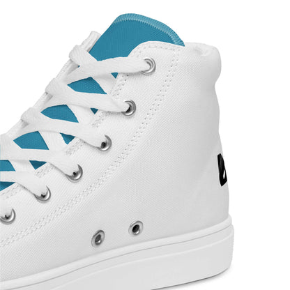 High-Top Leinenschuhe für Herren N°5 with white laces and EVA rubber sole
