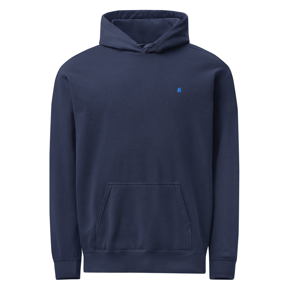 Textilgefärbter Unisex-Hoodie