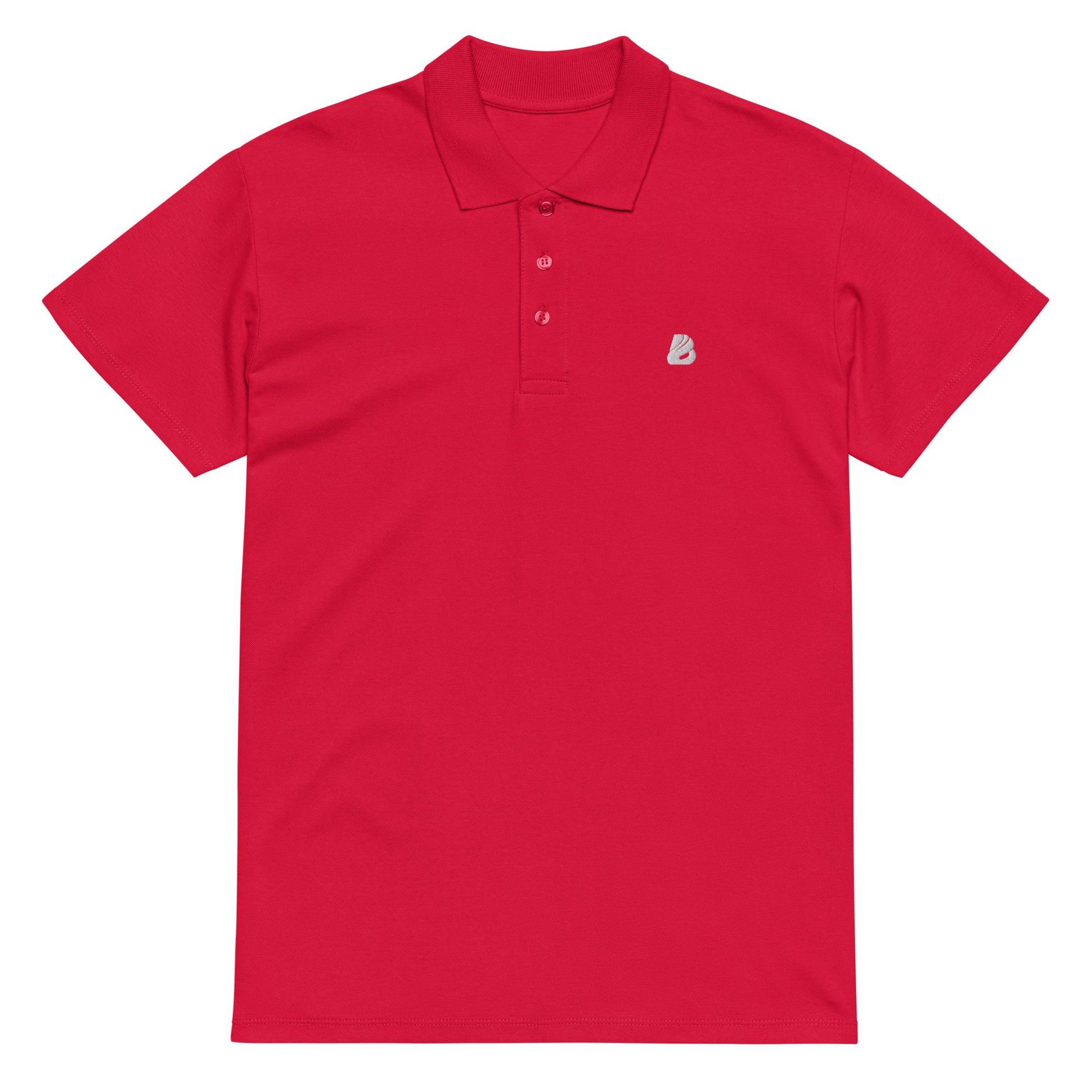 Premium-Piqué-Poloshirt  BONBOZZ Rot S 