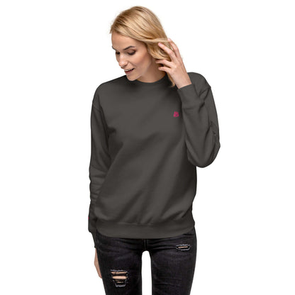 Unisex-Premium-Pullover N°1 classic sweatshirt with ribbed crew neck and long cuffs, ideal for trendy streetwear style.
