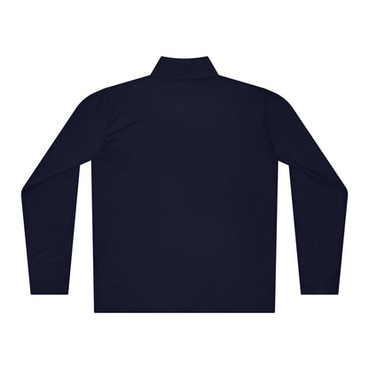 Leichter Pullover mit Viertel-Reißverschluss in Schwarz, ideal für sportliche Aktivitäten, mit feuchtigkeitsableitendem und geruchsabweisendem Material