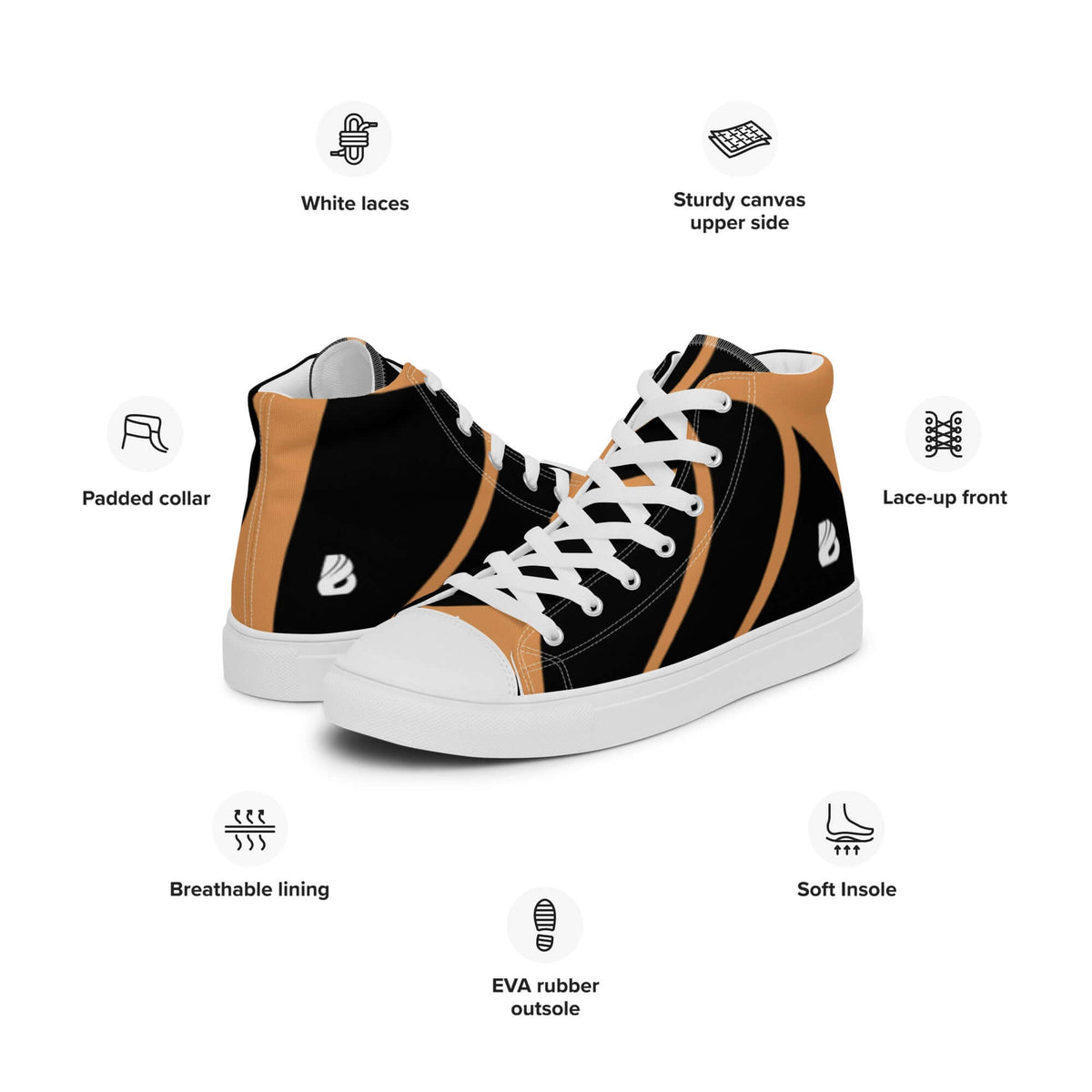 High-Top Leinenschuhe für Damen N°1