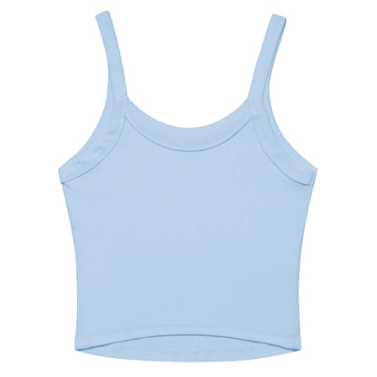 Damen Tanktop mit feiner Rippstruktur N°1 in hellblau aus weicher Airlume-Baumwolle und Polyester, ideal für lässige und schicke Outfits