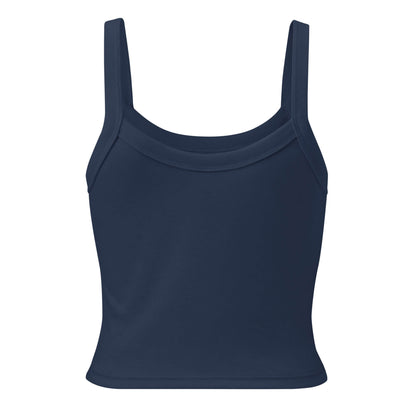 Damen Tanktop mit feiner Rippstruktur N°0 in dunkelblau, aus weicher Airlume-Baumwolle mit dicken Trägern, ideal für lässige und schicke Outfits.