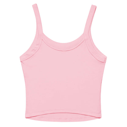 Damen Tanktop mit feiner Rippstruktur N°1 in Pink, aus weicher Airlume-Baumwolle mit dicken Trägern, ideal für modische Outfits.