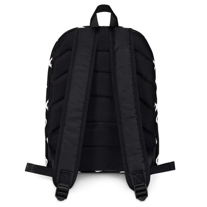 Back view of Rucksack N°0 with padded straps, perfect for daily use and sports, featuring water-resistant material and comfort design.