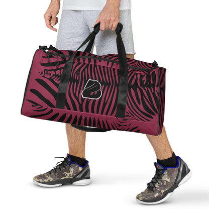 Weekender N°23 being carried by a person, ideal for travel, daily errands, and gym with spacious, organized interior and adjustable straps.